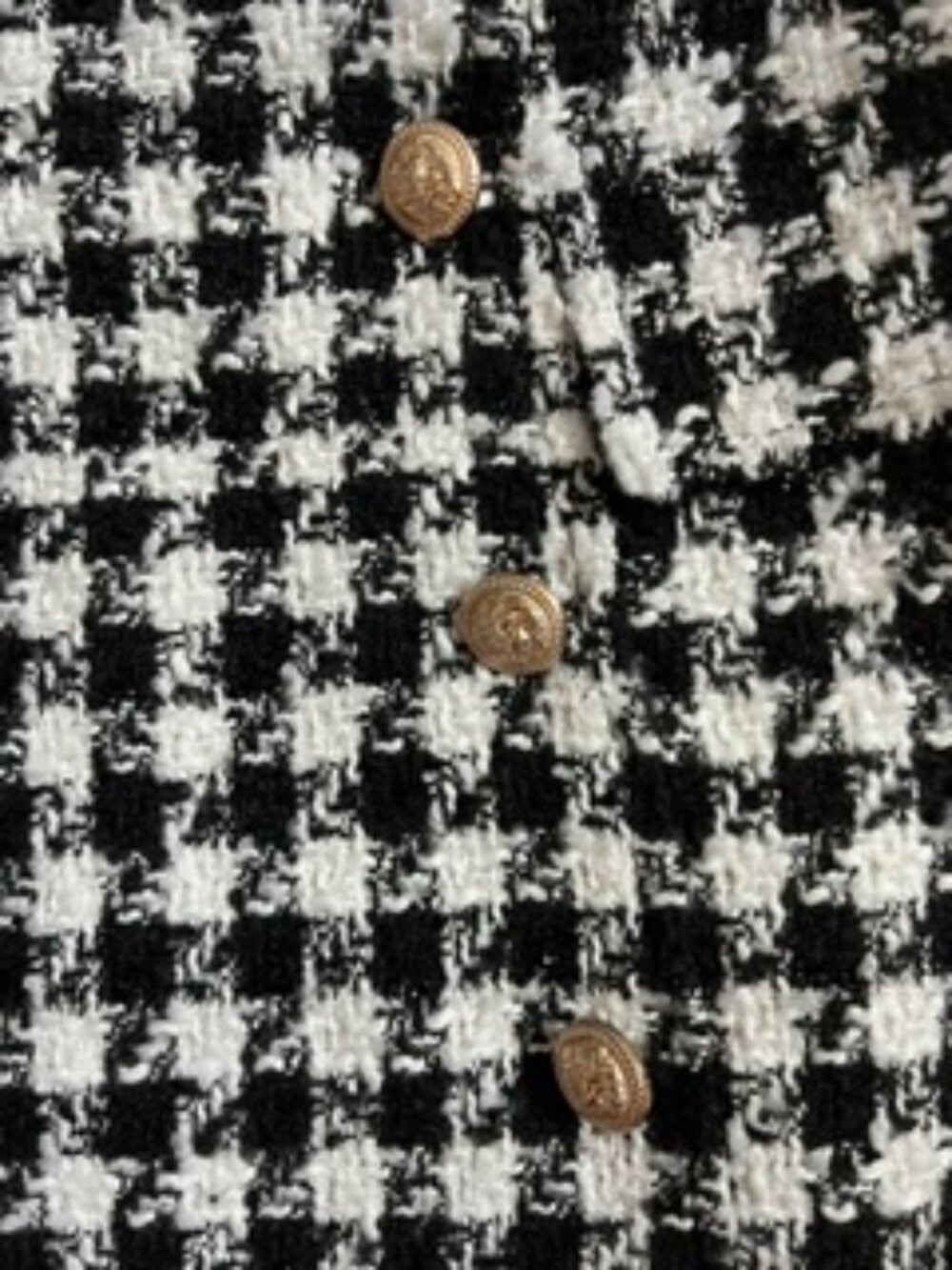 🧡3/15 Alya Black White Plaid Mini Skirt L - Picture 5 of 8